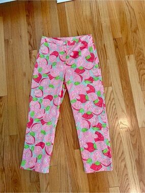 Lilly Pulitzer Pink & Green print pants